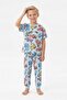 3-8 Years Old Boys' 100% Cotton Short-Sleeved Pajama Set with Trolley - 3