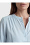 Sparkling Choices by Shining Store Women's Shirt with Judge Roba Collar Stripes - 3