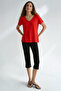 2 Pieces Front and Back V-Neck Basic T-Shirts - 5