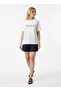 26027 100% Cotton Crew Neck Embroidered Pearl Embroidered Combed Cotton Blouse - 2