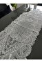 French Lace Luxury Tulle Guipure Chic Single Runner 50X140 cm - 3
