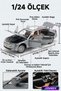 Gray Colored Bmw The7 Xdrive 760Li V12 1/24 Diecast Collectible Model Car Che Zhi̇ - 8