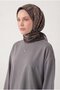 Viscose Velora Scarf Four Seasons Rug Pattern Dark Smoked 90X90