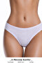 Women's Bikini Panties White 3-Piece Set - 2