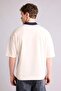 100% Cotton Loose Fit Polo T-Shirt G5812Ax26Sm - 5