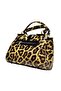 Leopard Patterned Leather Stylish Women's Handbag and Shoulder Bag with Gold Detail - Sstore - 2