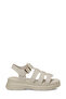 26S-3009 Beige Women's Thick Sole Sandals