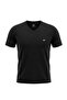 Men's Black 5037 Men's V-Neck Tshirt Tshirt 5037-02