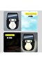 Solar Motion Sensor Light, Battery-Free Outdoor Bulb, Model HL-666B, Black - 4