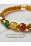 Agate Natural Stone Bracelet Unisex Drawstring Adjustable Handmade Luck and Energy Bracelet - 2