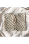 Baby Hand-Knitted Crochet Romper Vest Bandana Set 0-3 Months 3 Pieces Ecru - 3