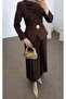 Carmen Special Design Jacket & Pleated Skirt Set – Elegant Style - 2