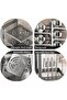 رف تخزين قابل للتعديل من الفولاذ الكربوني، منظم متعدد الطبقات للمغاسل لحفظ الأواني والمقالي - 4