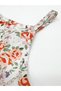 Girls Floral Print Strappy Dress and Cardigan Set - 4