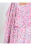 Pink Asymmetric Hem Draped Maxi Dress - 4