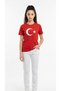 Turkish Flag Girl's T-Shirt 100% Cotton Premium Quality 3-4 and 14-15 Age Range+ Gift Flag - 3