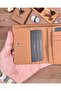 Genuine Leather Wallet with Coin Compartment and Zipper 2140 - 4