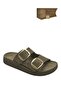 Women's Genuine Leather Suede Slippers Velten Luna Beige - 2