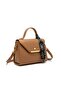 Small Size Faux Leather Cover with Scarf Detail Shoulder & Hand Bag - 3