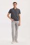 Smoked Slim Fit Knitwear Zippered Polo Neck T-Shirt - 2