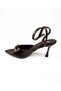 609 Brown Heeled Evening Dress Women's Shoes - 3