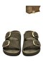 Women's Genuine Leather Suede Slippers Velten Luna Beige - 4