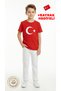 Turkish Flag Boys' T-Shirt 100% Cotton Premium Quality 3-4 and 14-15 Age Range+ Gift Flag