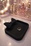 Minimal Jewelry Organizer Tray with Bow Detail for Rings, Earrings, Necklaces Organizer Stand (Plastic) - 2