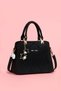 2-Piece Women's Butterfly Hand and Shoulder Bag with Charm Detail - 3