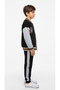 Boy's 2-Piece Set Printed College Collar Zippered Sweatshirt & Jogger with Elastic Waistband - 2