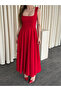 Red Bowknot Princess Model Dress - 3333 - 2