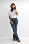 Natural Viscose Blouse with Wide Sleeves and Fitted Waist - 6