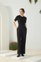 Black Viscon Pants - 5