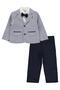 3-Piece Set with Shirt for 2-5 Years Old - Navy Blue - 3