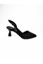 084 Black Hazelnut Heeled Evening Dress Women's Shoes - 2
