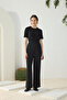 Black Viscon Pants - 2