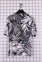 Women's Plus Size Lycra V-Neck Stone Patterned Short Sleeve Mom T-Shirt Combed Cotton Blouse - 3