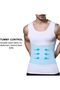 Lgtfy Mens Slimming Body Shaper Vest, Chest Abdomen Compression Tank Top, Belly Hiding Undershirts - - 3