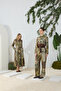 Khaki Patterned Trousers