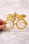 Gold Bride to Be Glasses Bride to Be Supplies Bachelorette Party Accessory Glasses Hard Plastic - 4