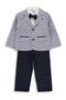 3-Piece Set with Shirt for 2-5 Years Old - Navy Blue