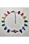 Blue - 7 Chakra Australian Crystal - Citrine Natural Stone Anklet (Handmade Design Products) - 3