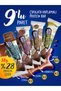 38 Grams 28% Protein Protein Bar 9-Pack Introduction Pack 38 Gr. X 9 Pieces Trio Move