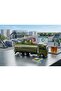 Pull and Drop 19cm Construction Vehicle Themed Tanker Detailed Tanker with Openable Covers Toy Truck Green - 3