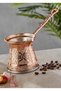 No. 6 Nickel Patterned Stainless Steel Cast Iron Coffee Pot Suitable for Induction Cookers Rose - 6