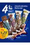 38 Grams 28% Protein Protein Bar 4-Pack Mixed Introduction Pack 38 Gr X4 Pieces Trio Move