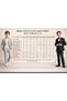 Boys' Double-Breasted Suit Cotton Striped Shirt Suit 8-14 Years Old - 2