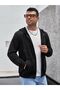 Zippered Hooded Sweatshirt - 4