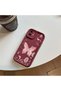 Redmi 15 5g Compatible Shockproof Simple Claret Red Silicone Phone Case Butterfly Pattern - 5