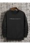 Crew Neck Printed Unisex Sweatshirt